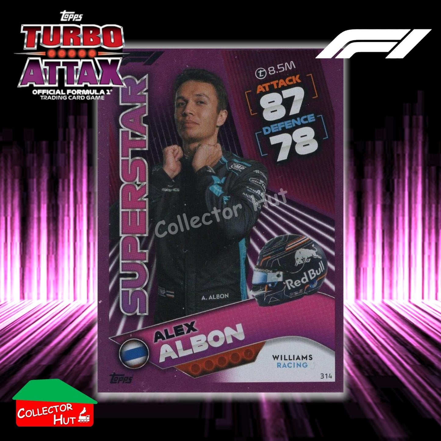 Topps Turbo Attax Formula 1 F1 2022 PINK GREEN RED Parallel Cards