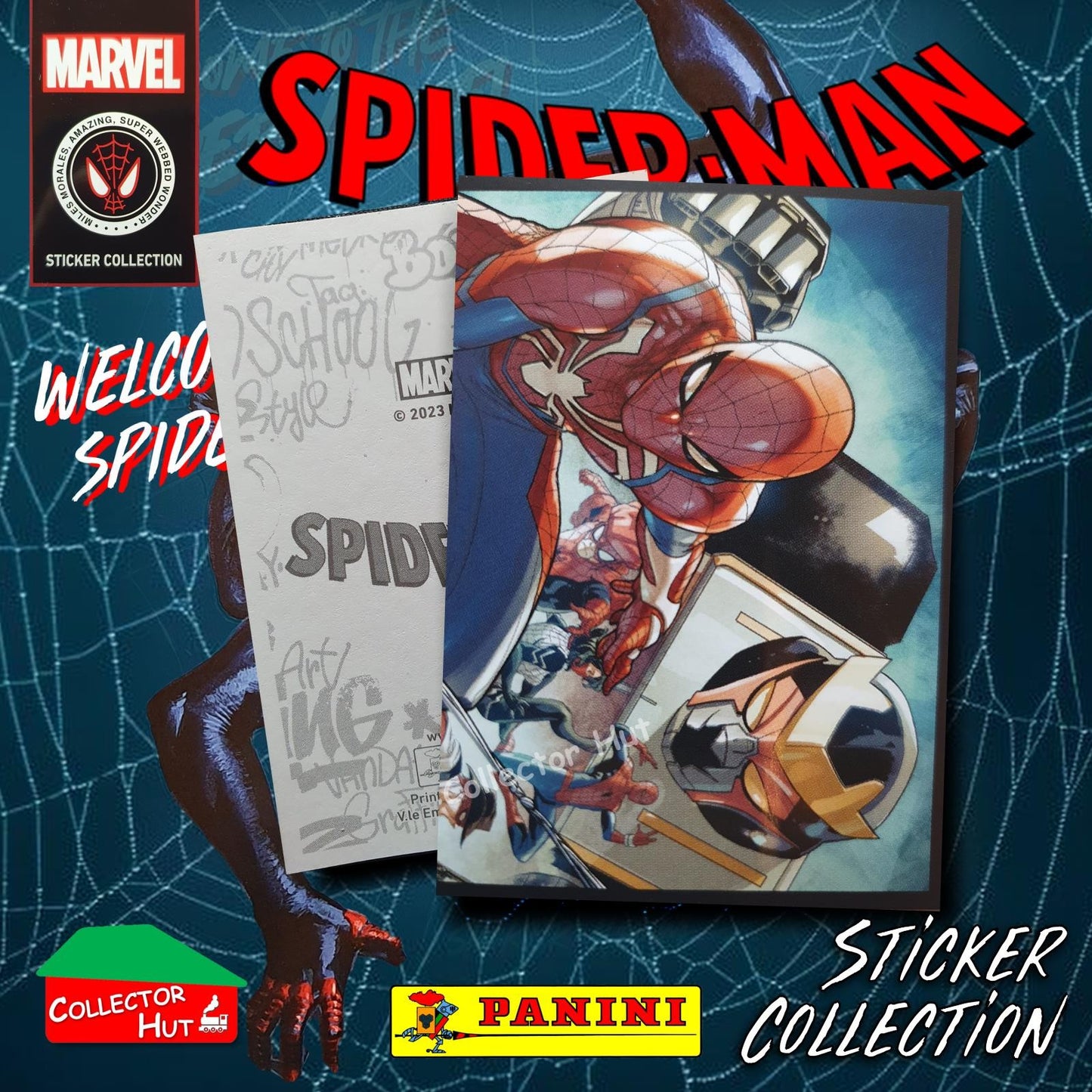 Panini Spider-Man Spider-Verse 2023 Collection Sticker Singles #1-163 & F1-30