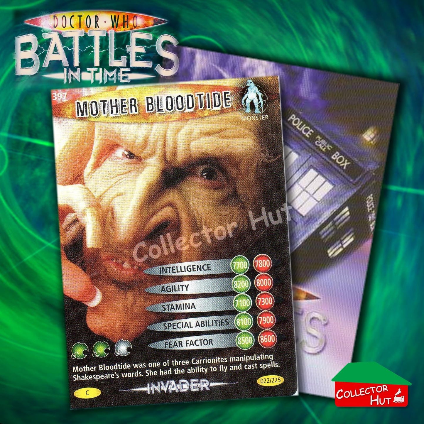 DOCTOR WHO Battles in Time #376-600 INVADER RARE & COMMON CARDS YOU CHOOSE