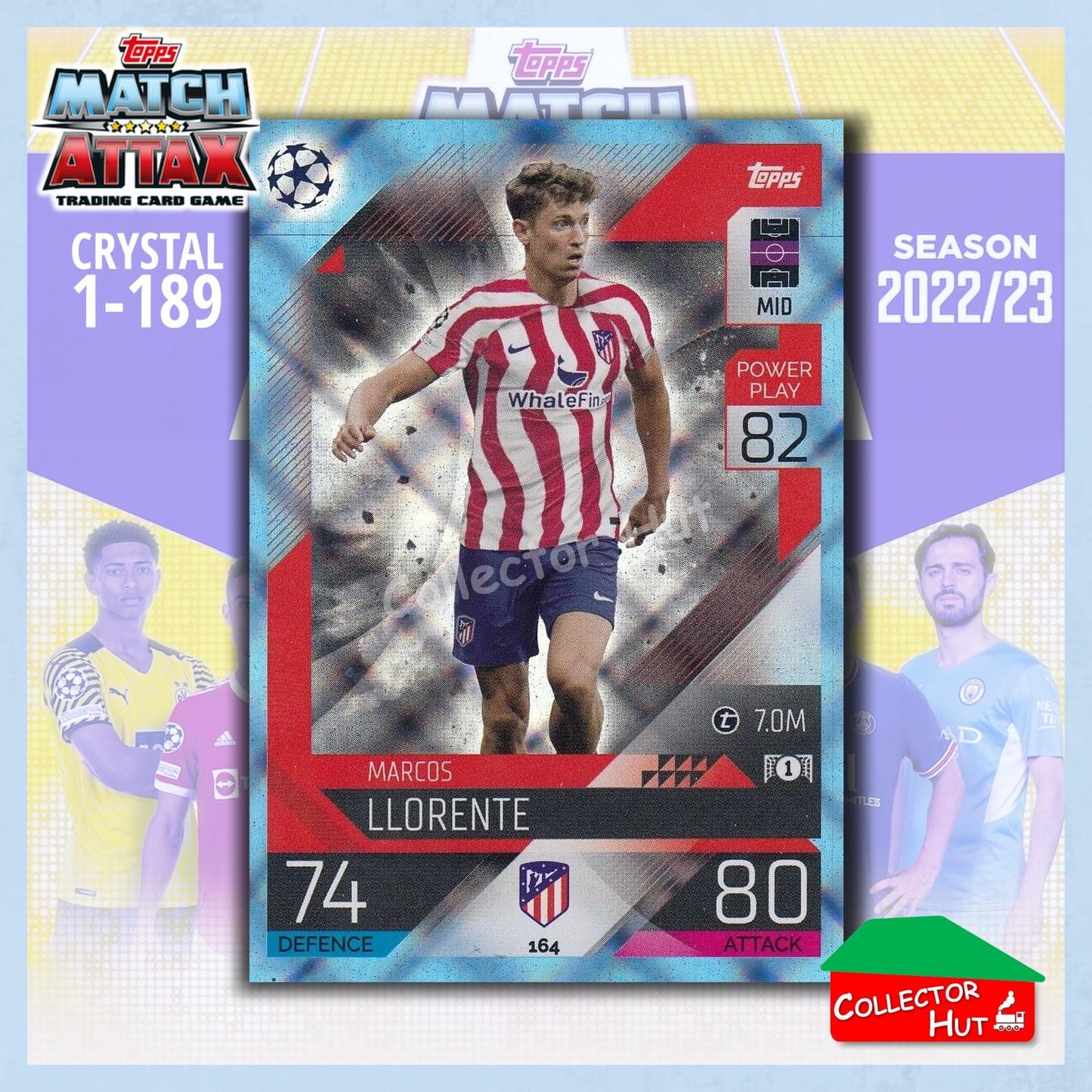 Topps Match Attax Europa Champions League 2022/23 Crystal Parallel Cards 1-189