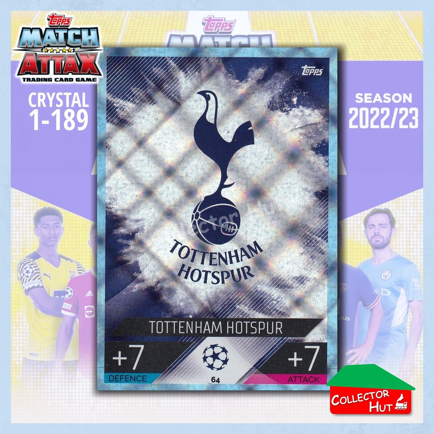 Topps Match Attax Europa Champions League 2022/23 Crystal Parallel Cards 1-189