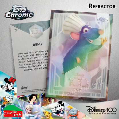 Disney 100 Topps Chrome 2023 REFRACTOR Cards 1-100 Pick Singles