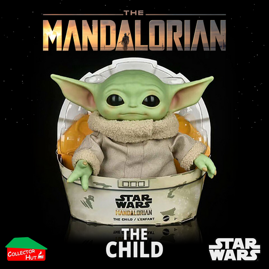 Star Wars Grogu Baby Yoda Plush Toy, 11" “The Child” from The Mandalorian