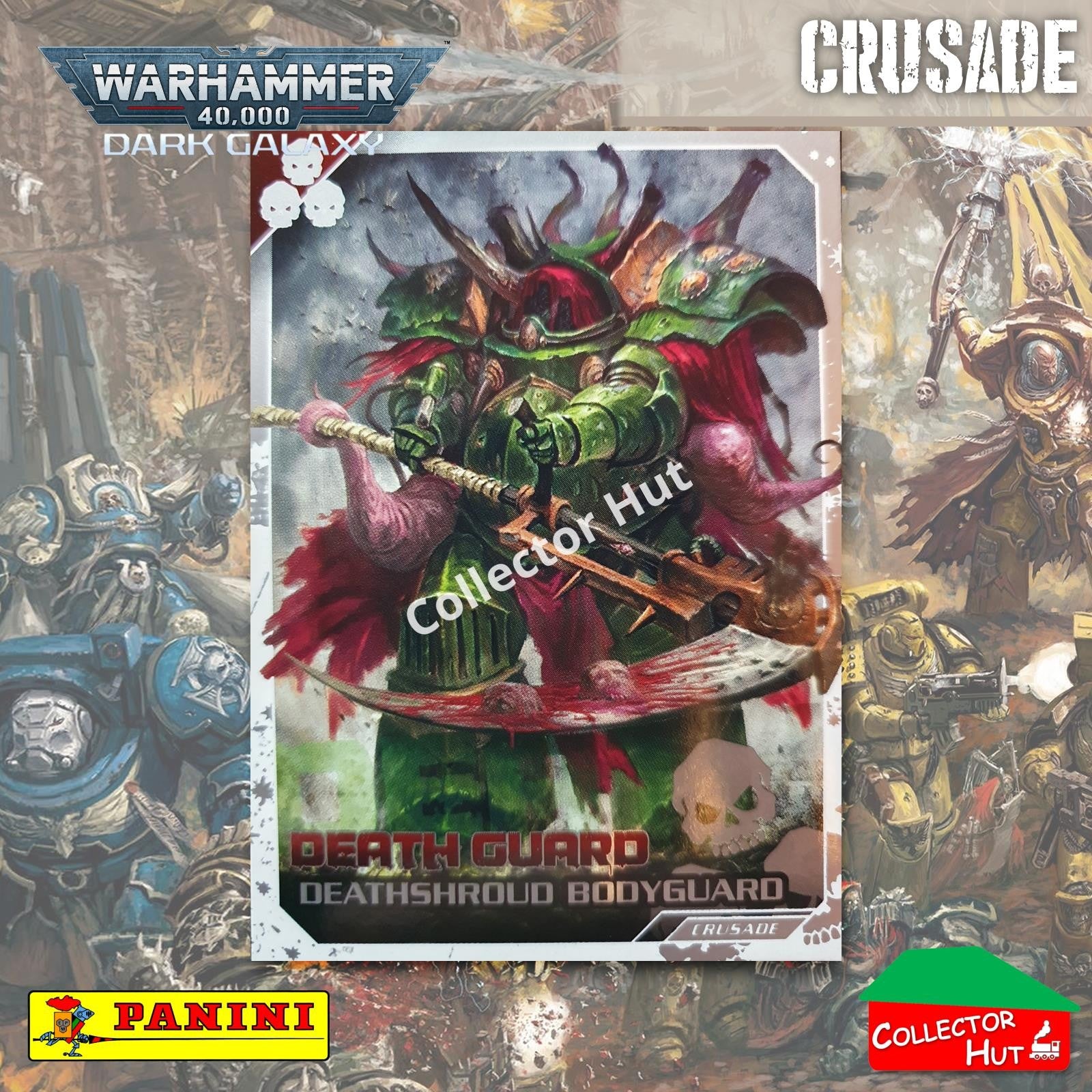 PANINI Warhammer 40,000 Dark Galaxy Parallel Trading Card Crusade Vanguard Purge