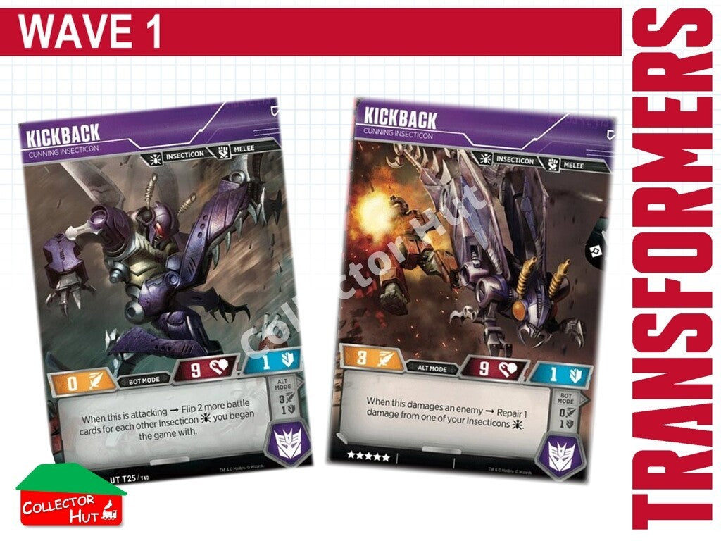 Transformers TCG CHARACTER Trading Cards All Waves