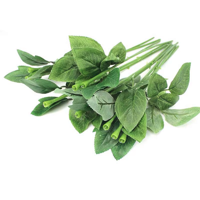 Artificial Flower Stems with/without Leaves 20pcs Plant Decoration