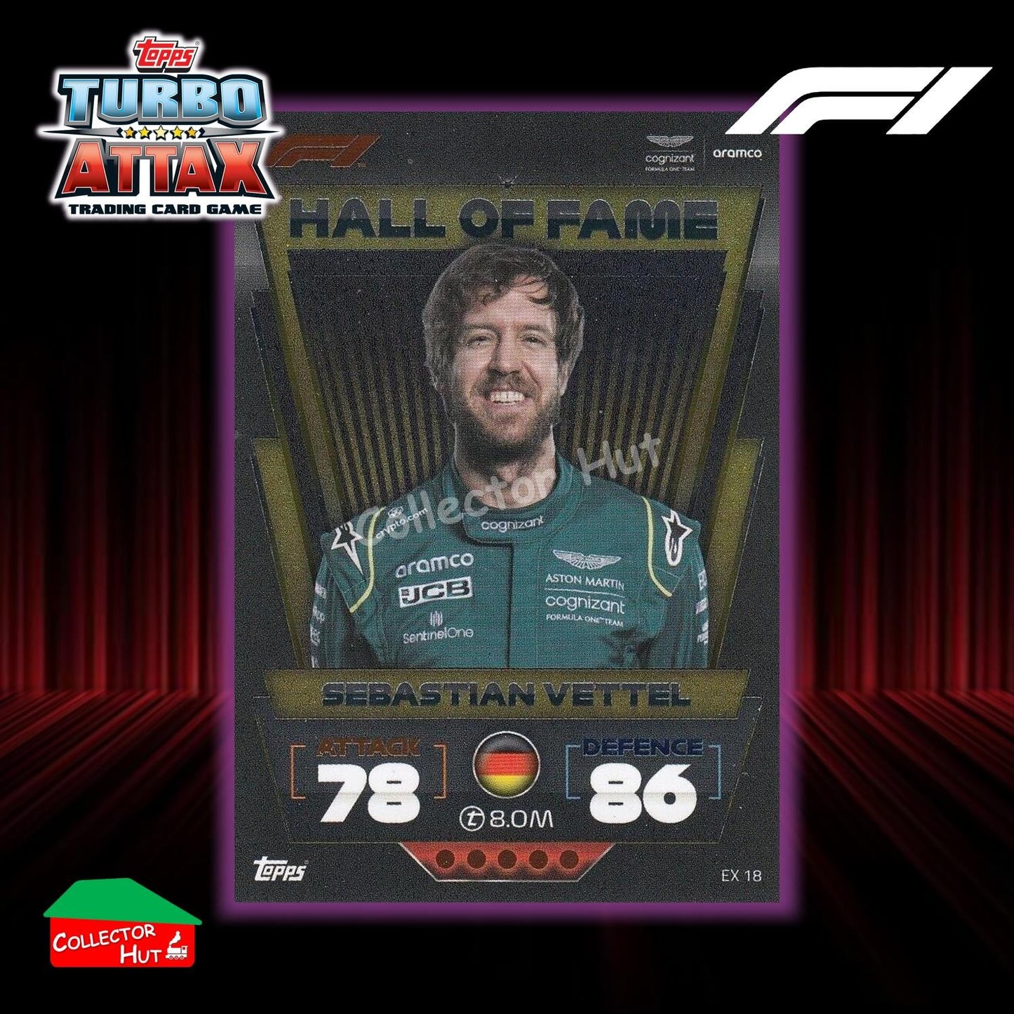 Topps Turbo Attax Formula 1 F1 2022 Limited Edition, 100 Club & Foil Cards