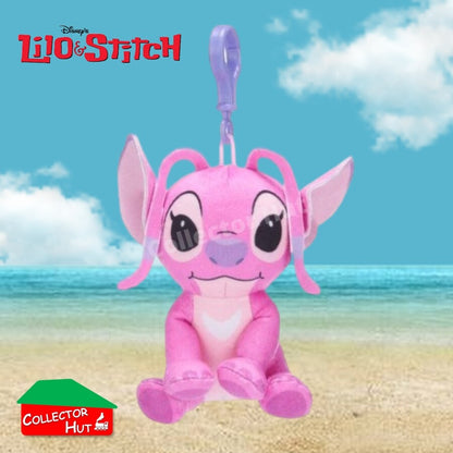 Disney Stitch 4.5" Plush Toy Bag Hangers Genuine Collectible 