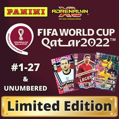 Panini Adrenalyn XL Qatar World Cup 2022 LIMITED EDITION & FOIL CARDS #1-27