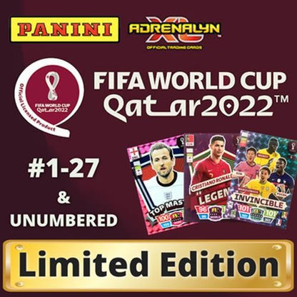 Panini Adrenalyn XL Qatar World Cup 2022 LIMITED EDITION & FOIL CARDS #1-27