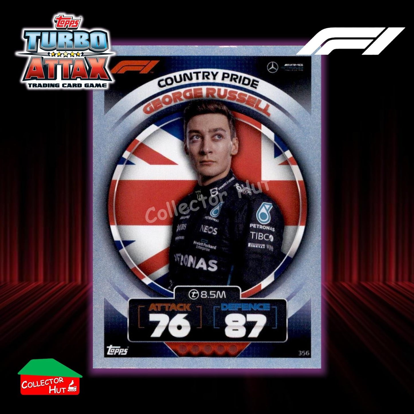 Topps Turbo Attax Formula 1 F1 2022 Limited Edition, 100 Club & Foil Cards