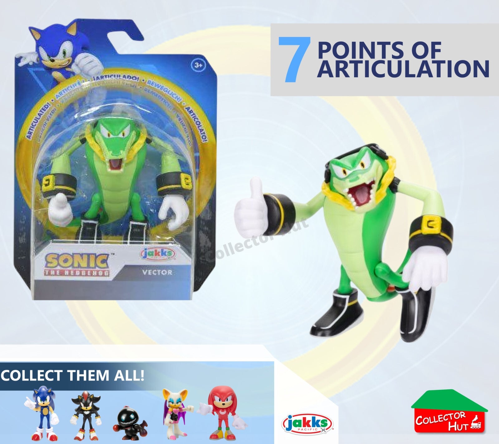 Sonic the Hedgehog Figures 2.5" JAKKS Posable Collectible CHOOSE YOUR CHARACTER
