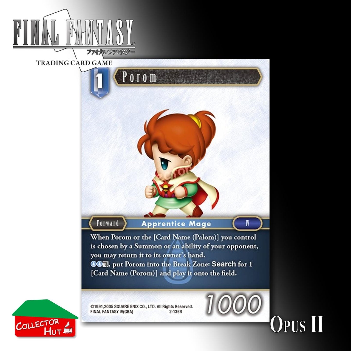 Final Fantasy Trading Card Game OPUS II 2 Singles You Choose