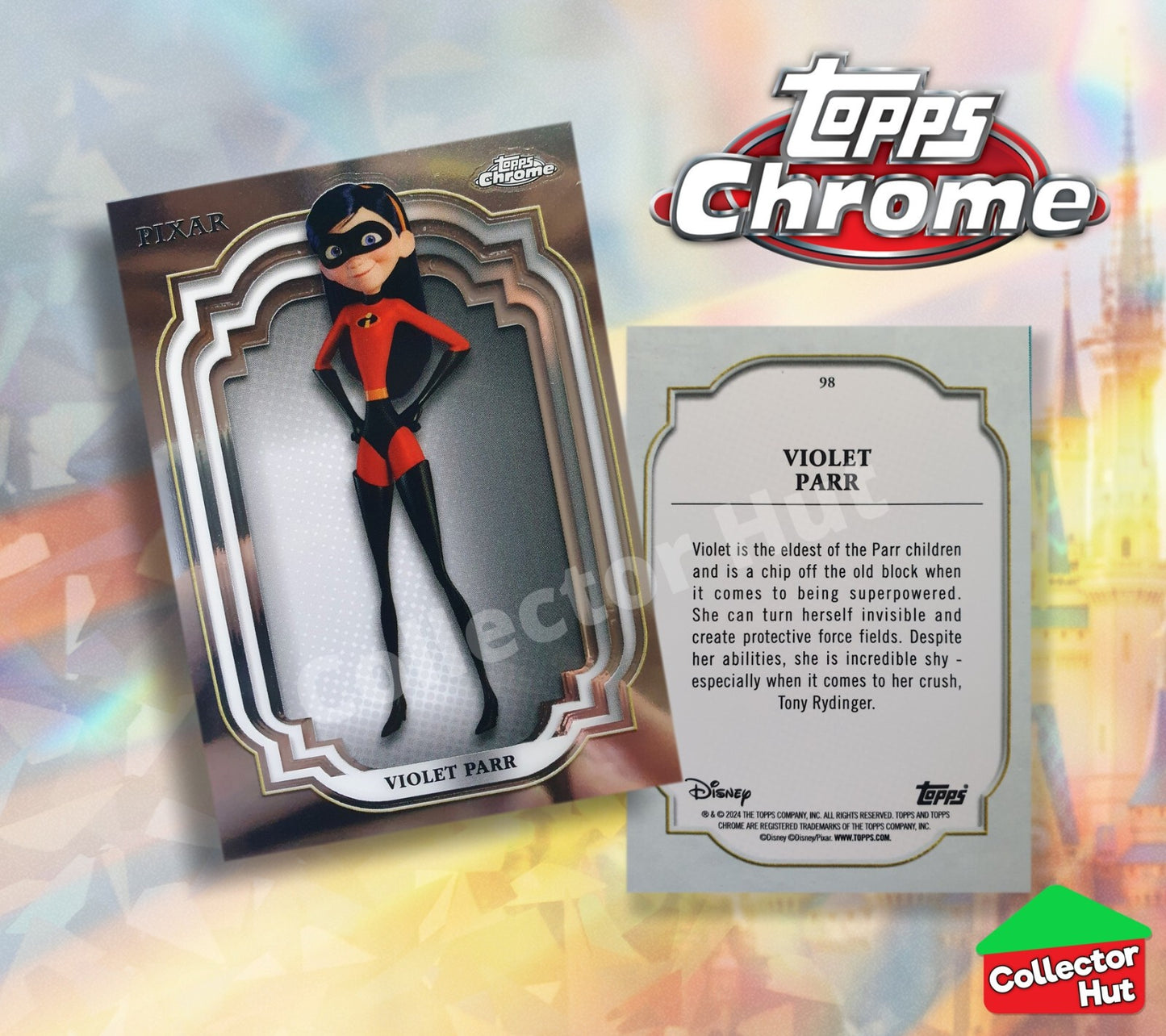 Disney Topps Chrome 2024 Base Cards 1-200 Pick Singles to Complete Your Set