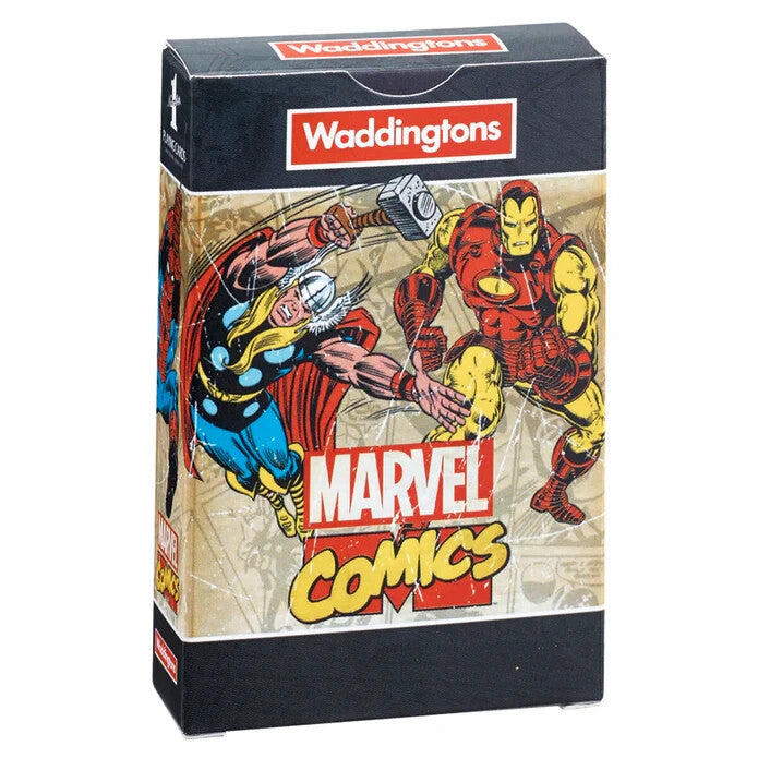 Waddingtons Novelty Playing Cards DC Marvel