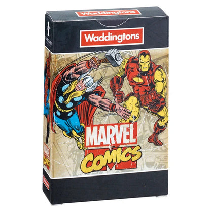Waddingtons Novelty Playing Cards DC Marvel