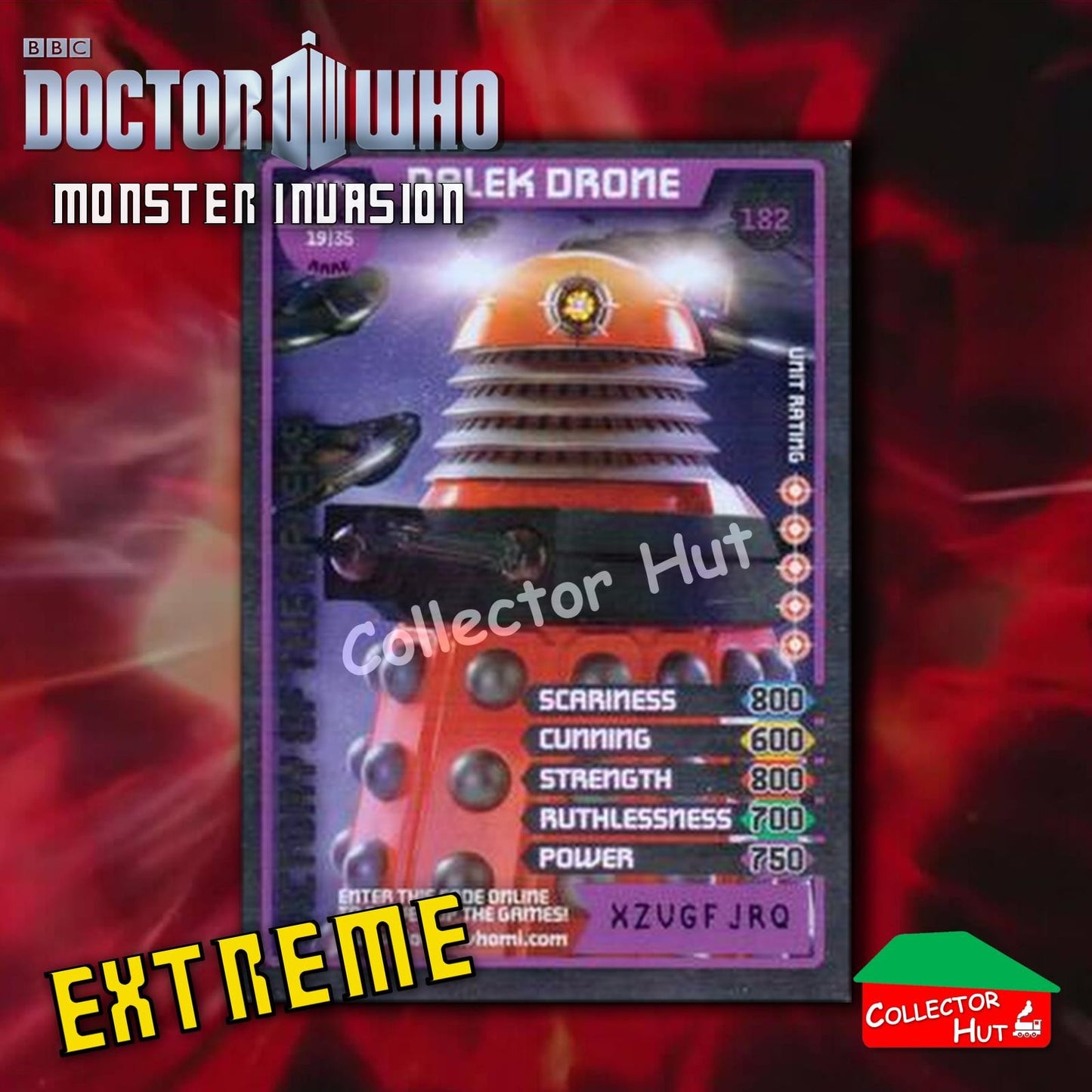 DOCTOR WHO Monster Invasion EXTREME Cards 166-344 New Fresh & Sleeved YOU CHOOSE