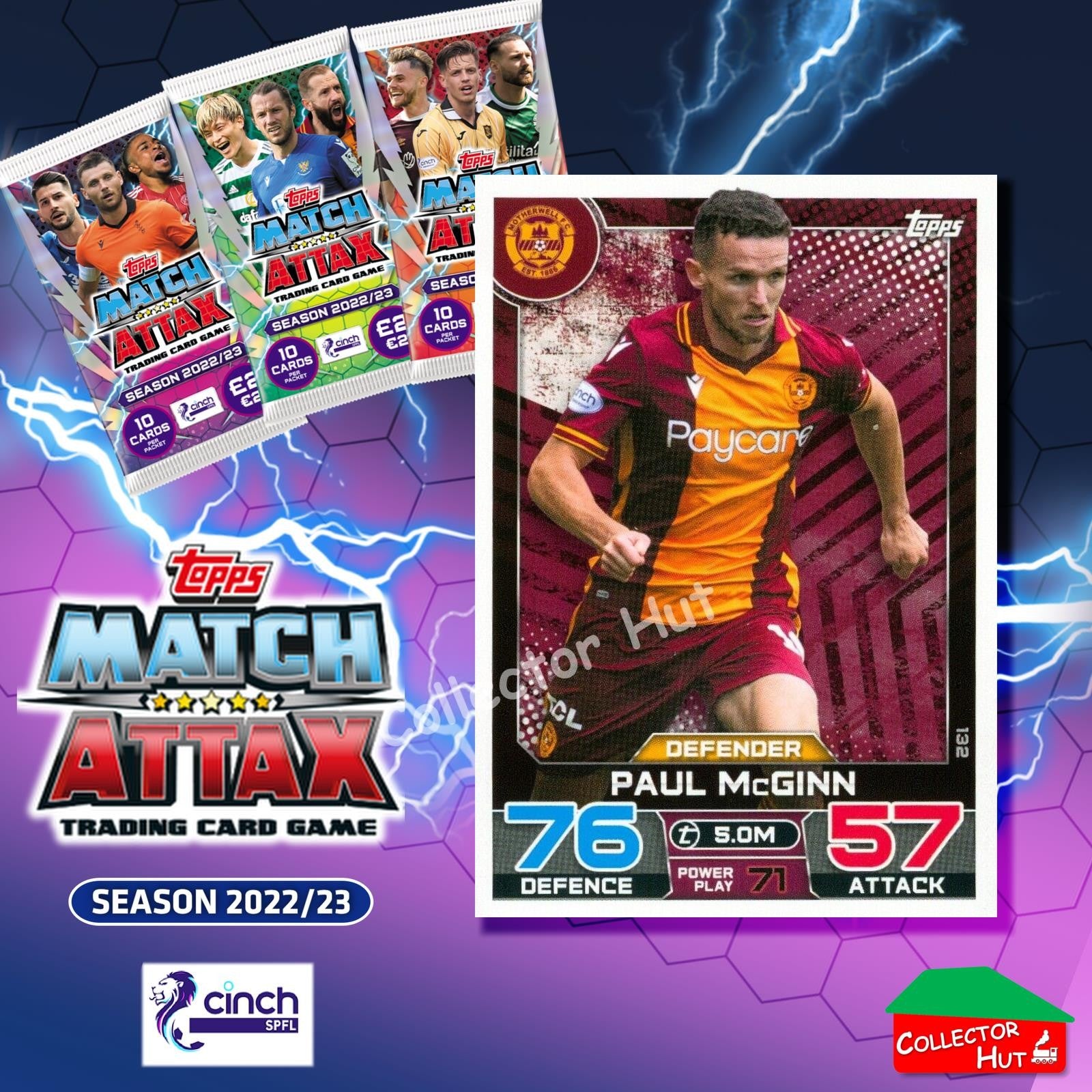 TOPPS MATCH ATTAX SPFL 2022/23 #1-162 Choose Your Card