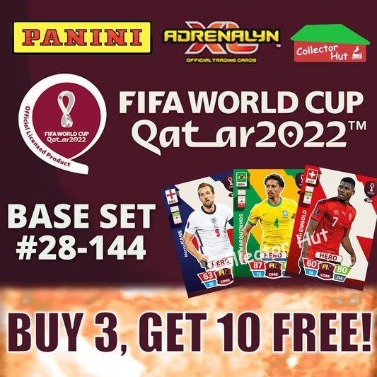 Panini Adrenalyn XL Qatar World Cup 2022 Trading Cards BASE SET #28-144