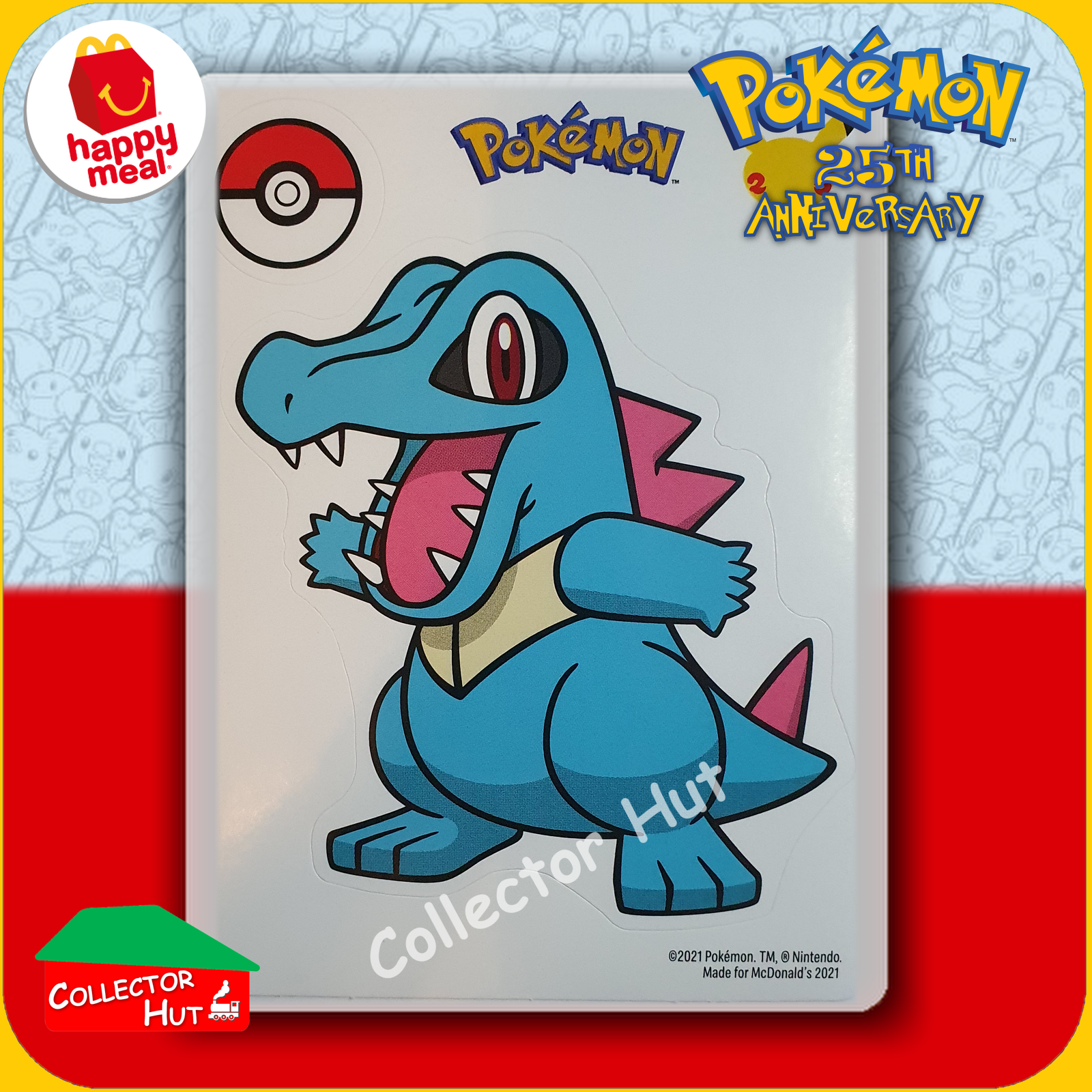 McDonald's Happy Meal 2021 Pokémon 25th Anniversary Trading Cards You Choose
