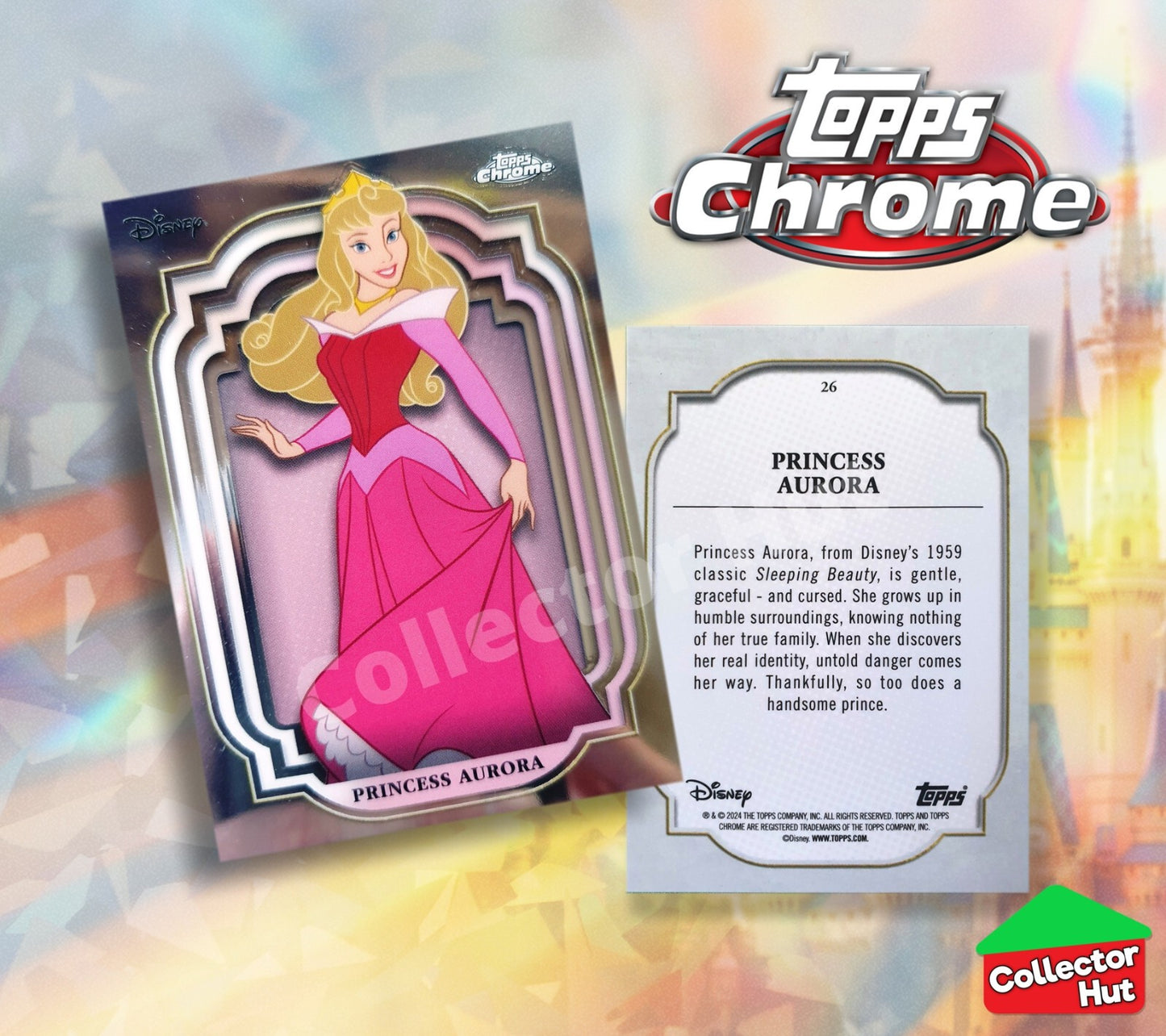 Disney Topps Chrome 2024 Base Cards 1-200 Pick Singles to Complete Your Set