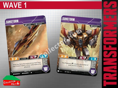 Transformers TCG CHARACTER Trading Cards All Waves