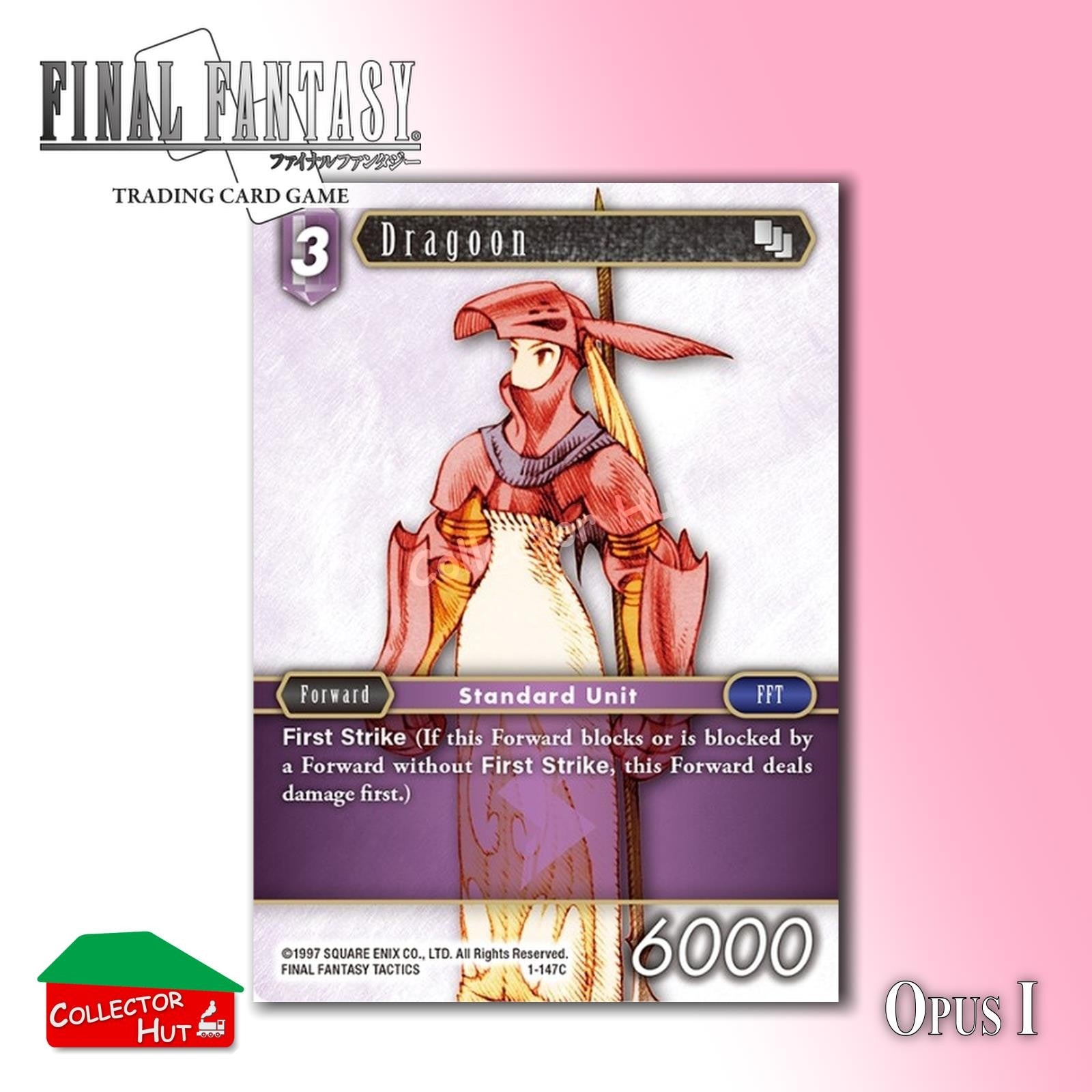 Final Fantasy Trading Card Game OPUS I Singles You Choose