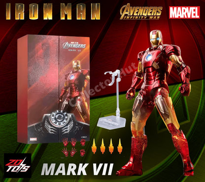 Iron Man Marvel Action Figures 1:10 Scale Avenger Infinity Saga MK 1-85 ZD Toys