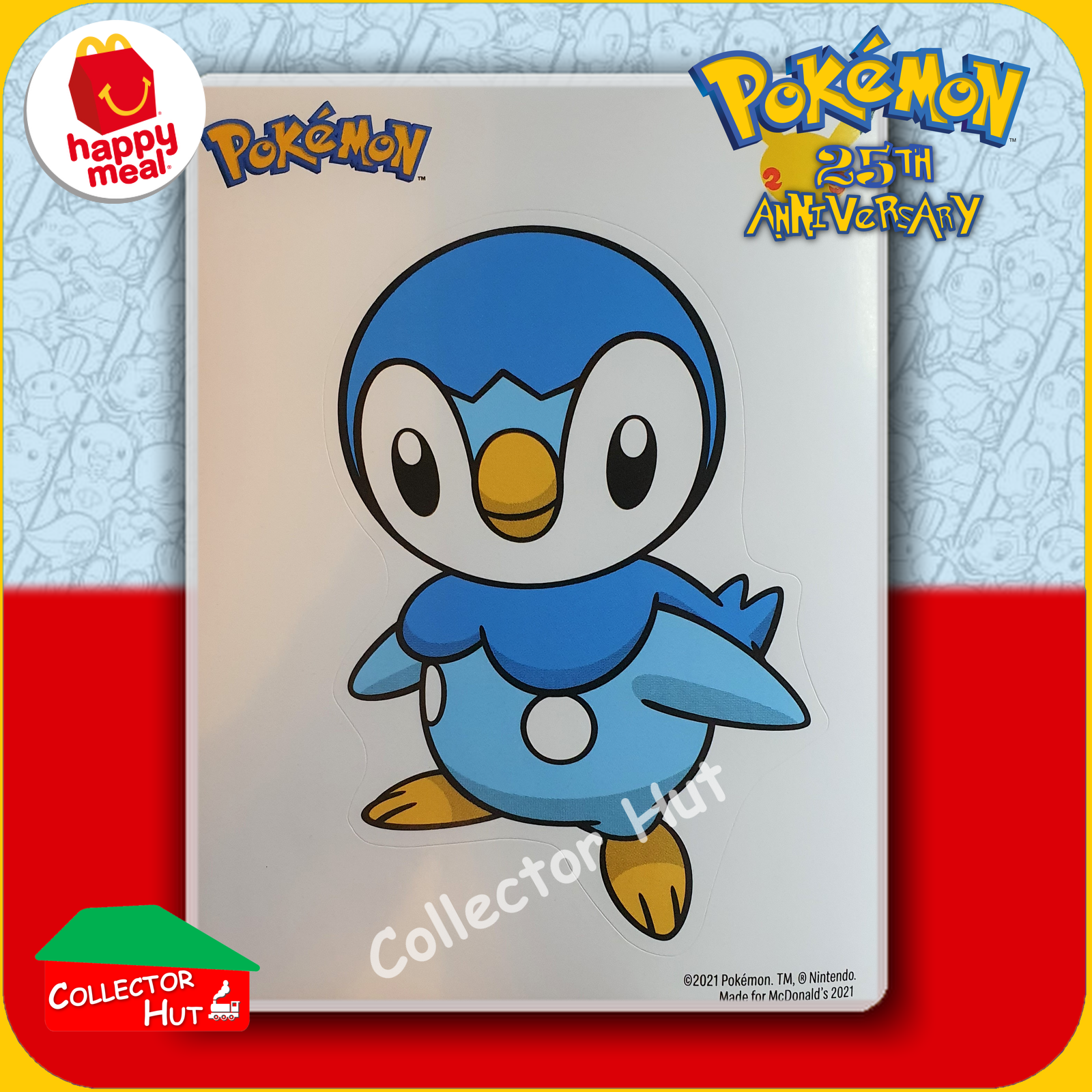 McDonald's Happy Meal 2021 Pokémon 25th Anniversary Trading Cards You Choose