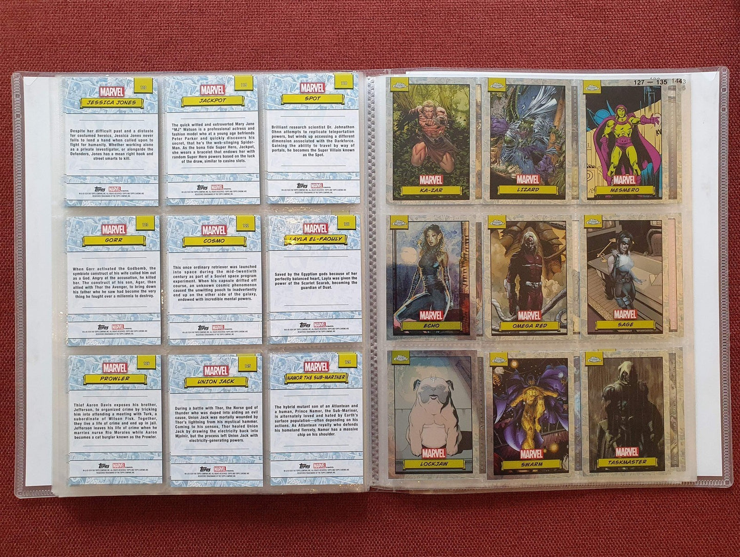 Marvel Topps Chrome 2024 Base Card Collection COMPLETE 150 SET