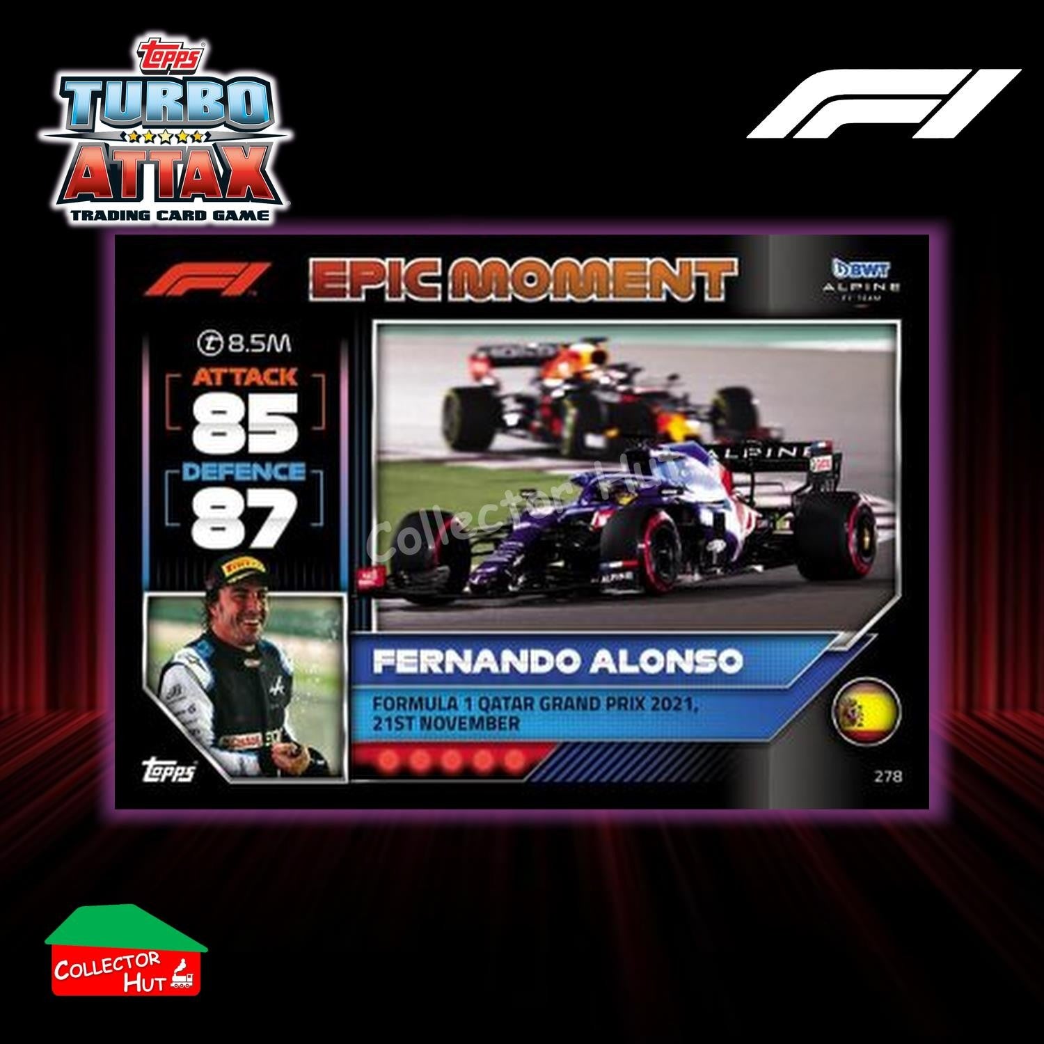 Topps Turbo Attax Formula 1 F1 2022 #136-279 Base Cards YOU CHOOSE