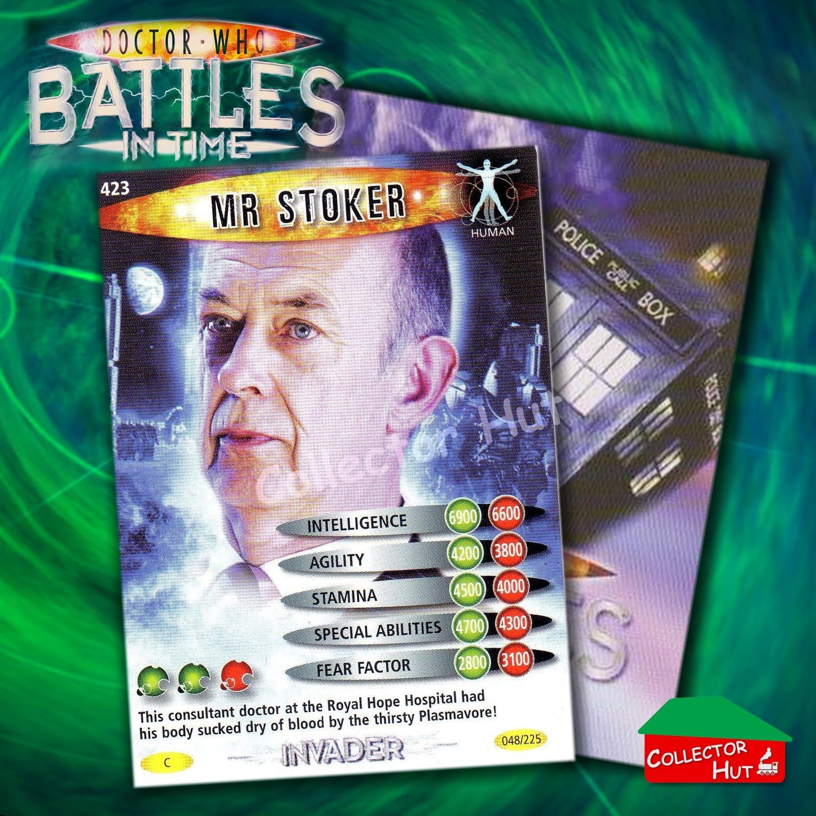 DOCTOR WHO Battles in Time #376-600 INVADER RARE & COMMON CARDS YOU CHOOSE