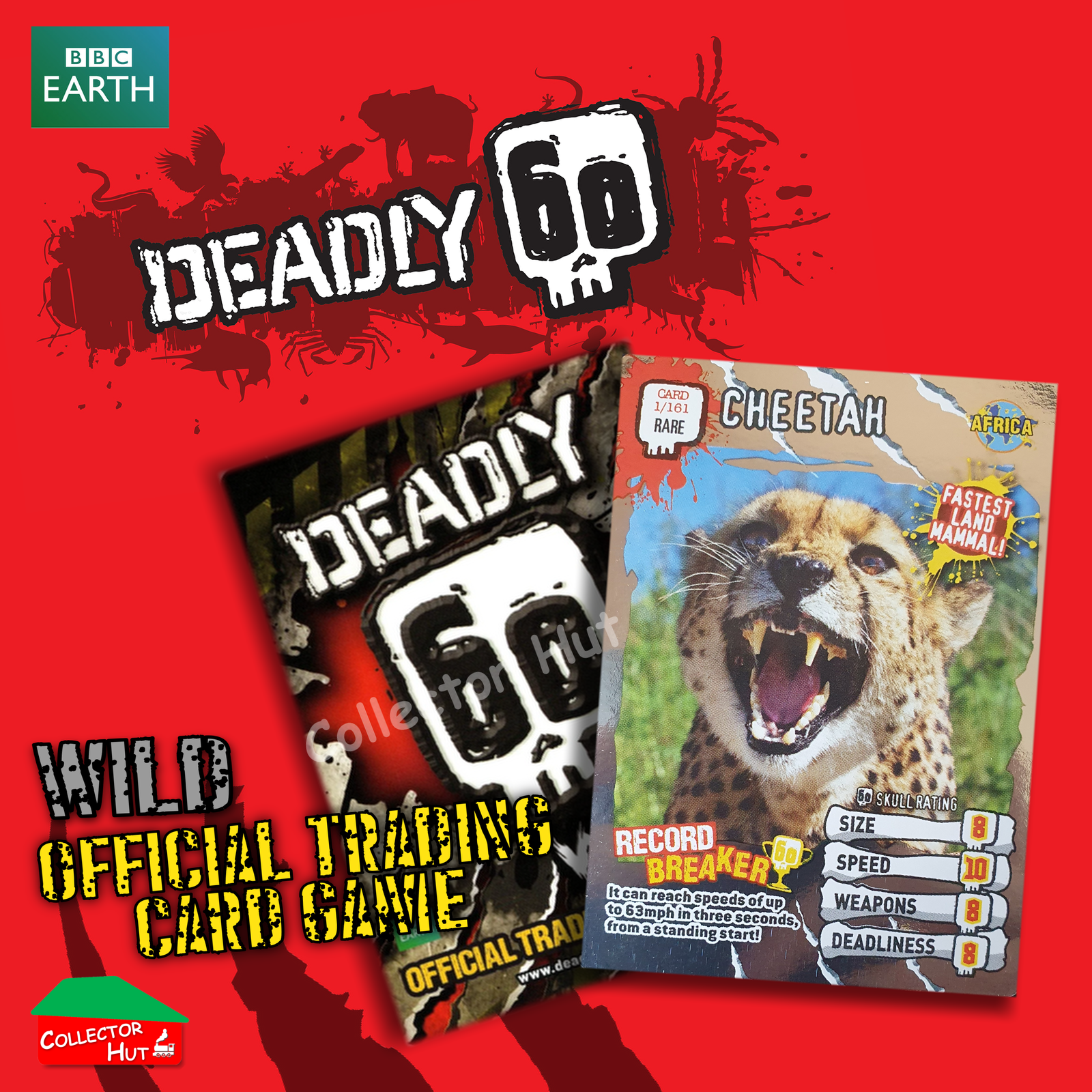 CBBC Deadly 60 Season 1, 2 & Wild FOIL RARE LIMITED Trading Cards