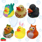 Novelty Rubber Ducks 5cm Assorted Characters Designs Henbrandt