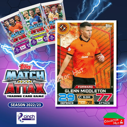 TOPPS MATCH ATTAX SPFL 2022/23 #1-162 Choose Your Card