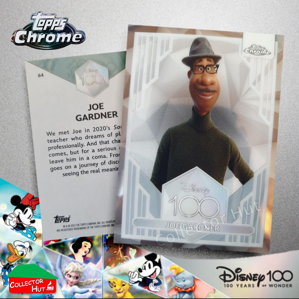 Disney 100 Topps Chrome 2023 Base Cards 1-100 Pick Singles to Complete Your Set