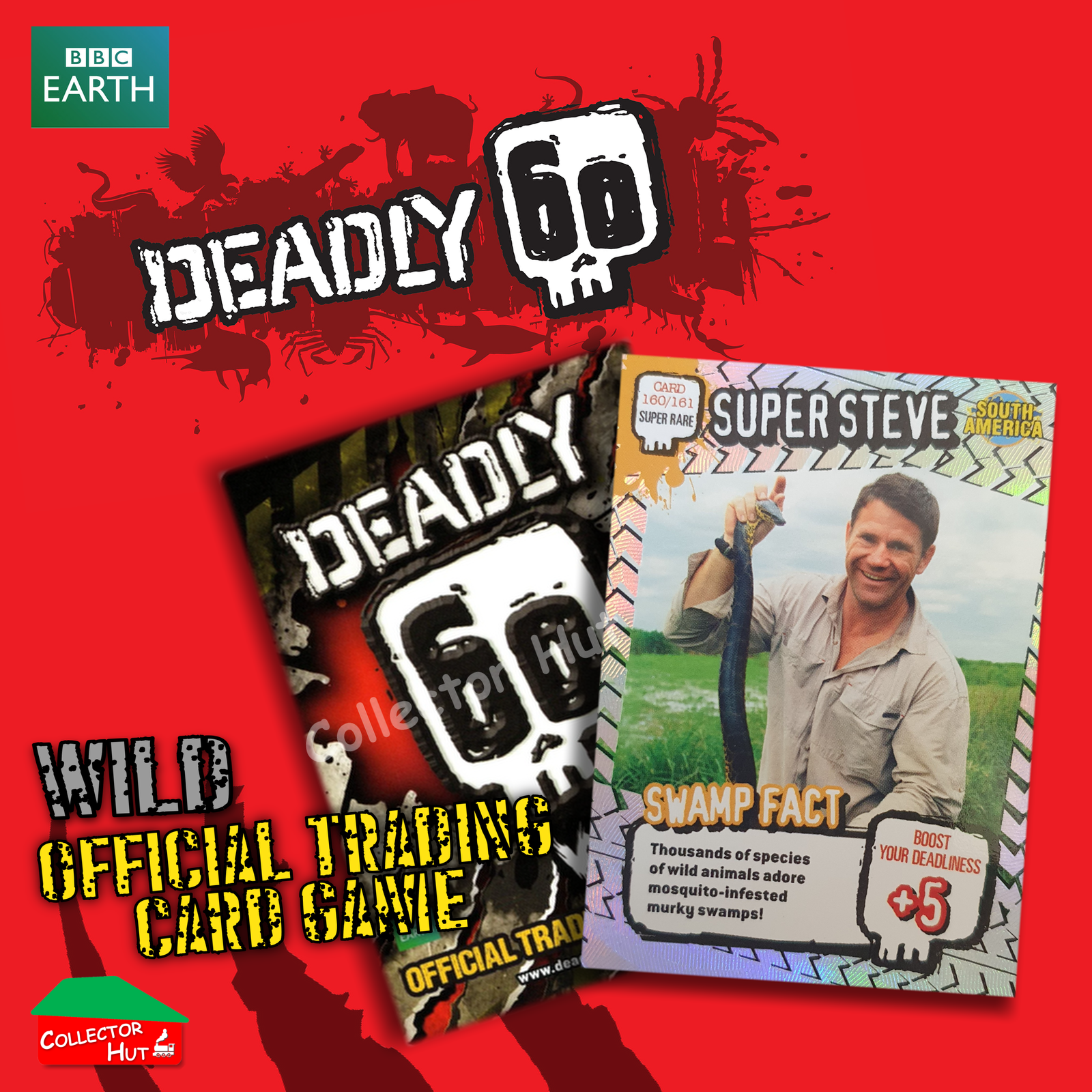 CBBC Deadly 60 Season 1, 2 & Wild FOIL RARE LIMITED Trading Cards