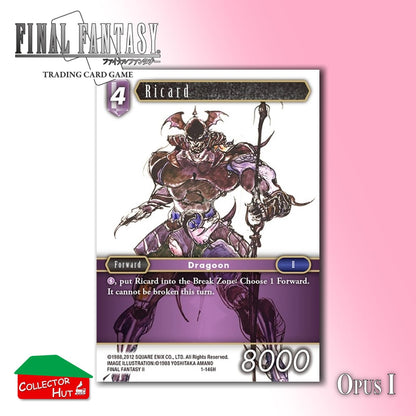 Final Fantasy Trading Card Game OPUS I Singles You Choose