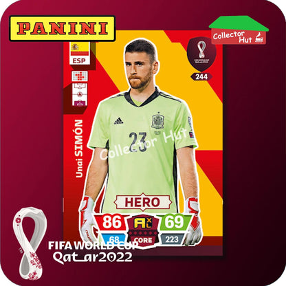 Panini Adrenalyn XL Qatar World Cup 2022 Trading Cards BASE SET #145-288