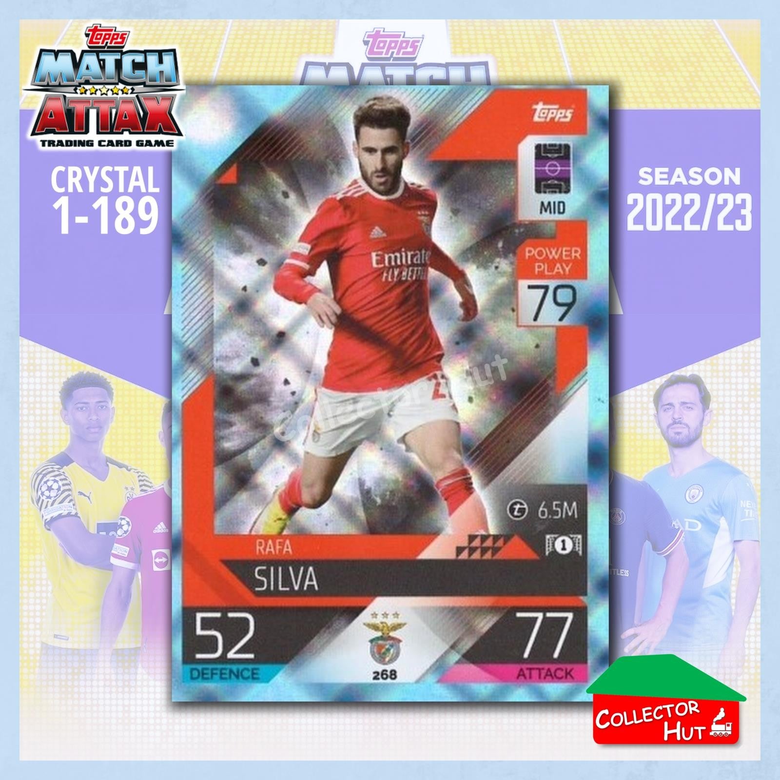 Topps Match Attax Europa Champions League 2022/23 Crystal Parallel Cards 190-387