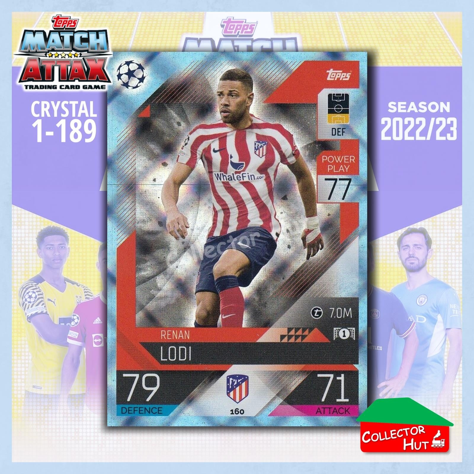 Topps Match Attax Europa Champions League 2022/23 Crystal Parallel Cards 1-189