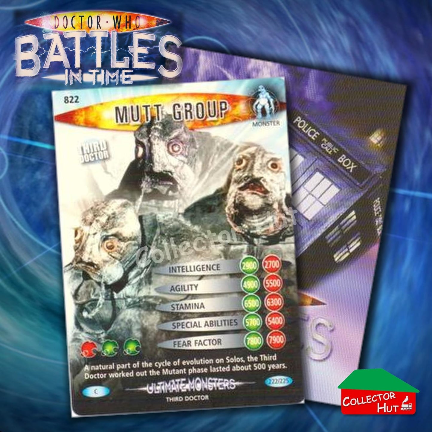 DOCTOR WHO Battles in Time #601-825 ULTIMATE MONSTERS RARE & COMMON Cards