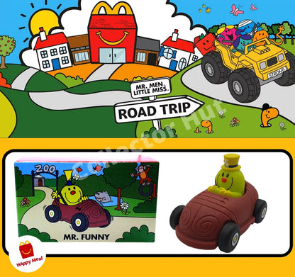 McDonalds Happy Meal Mr Men Little Miss Road Trip 2026 COMPLETE 10 Car Set