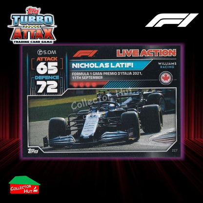 Topps Turbo Attax Formula 1 F1 2022 #136-279 Base Cards YOU CHOOSE