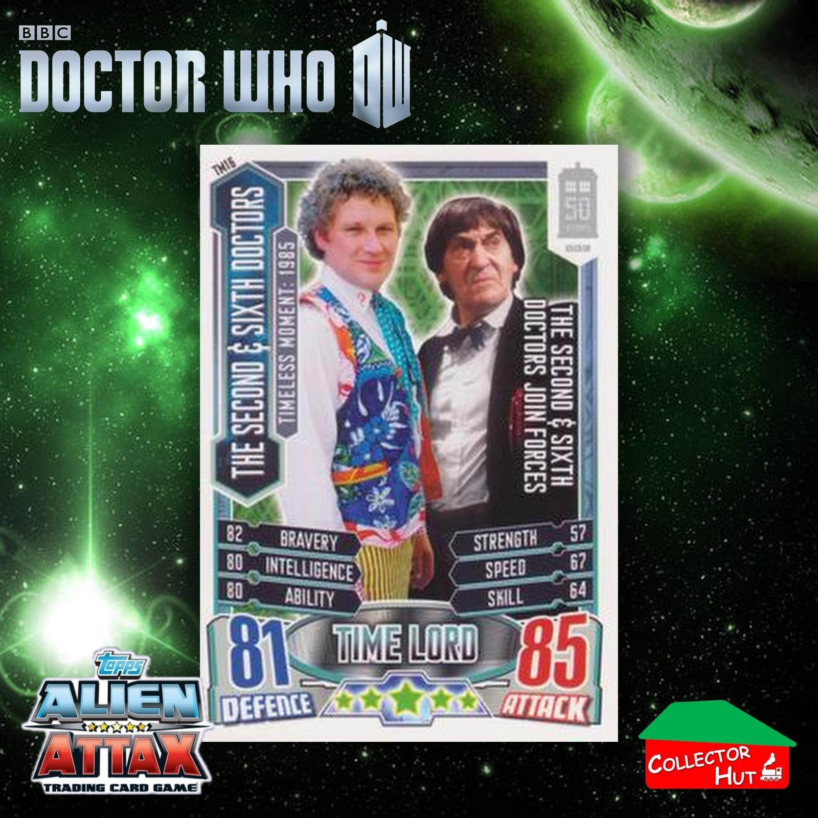 Topps Doctor Who Alien Attax 50th Anniversary Edition Companion Timeless Cards