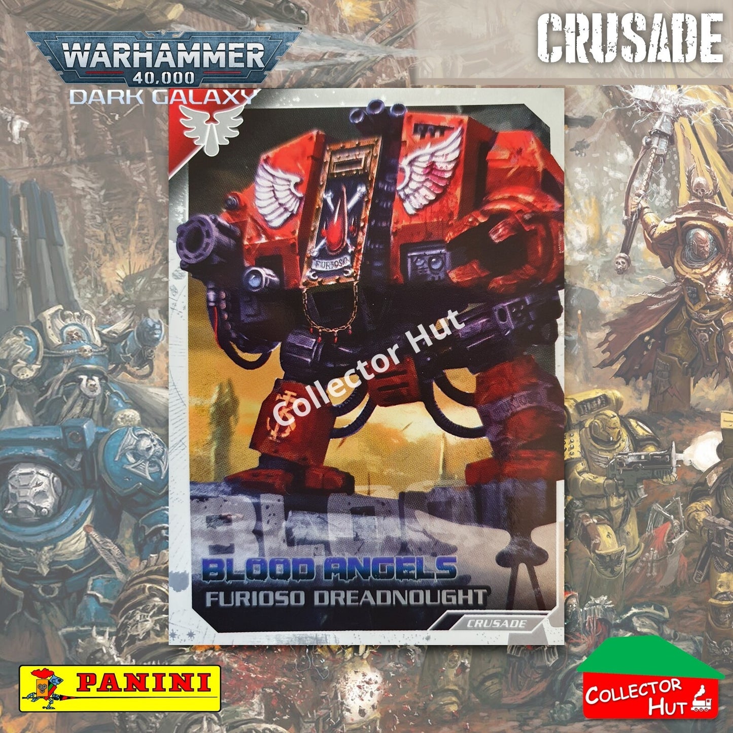 PANINI Warhammer 40,000 Dark Galaxy Parallel Trading Card Crusade Vanguard Purge