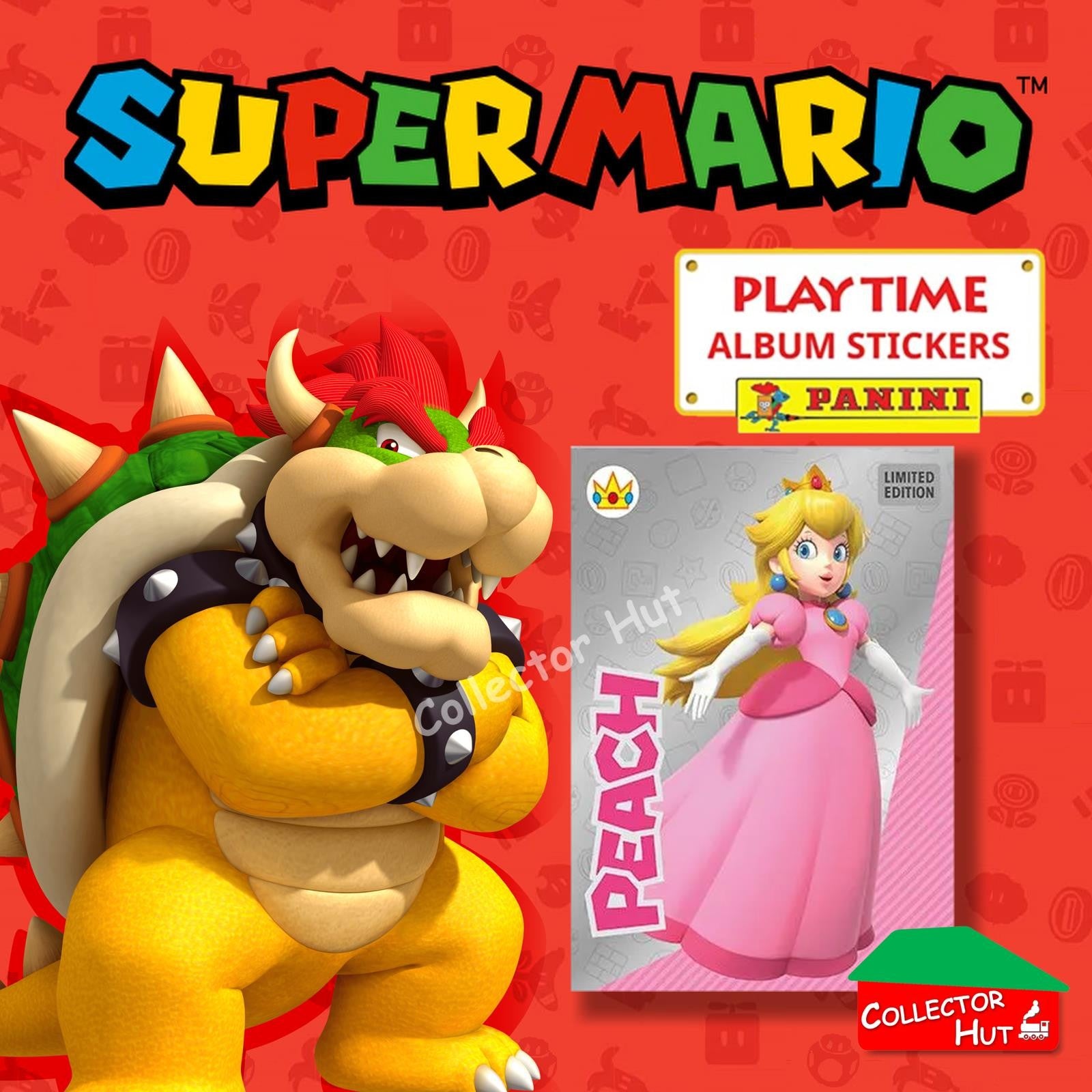 Panini Super Mario Playtime Limited Edition Cards & Parallel Stickers