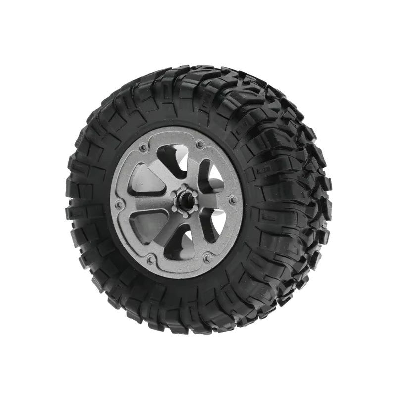 RC Model Wheels Tyres 5mm Hub 73mm x 32mm 38g 4pcs Set Car Truck MN99