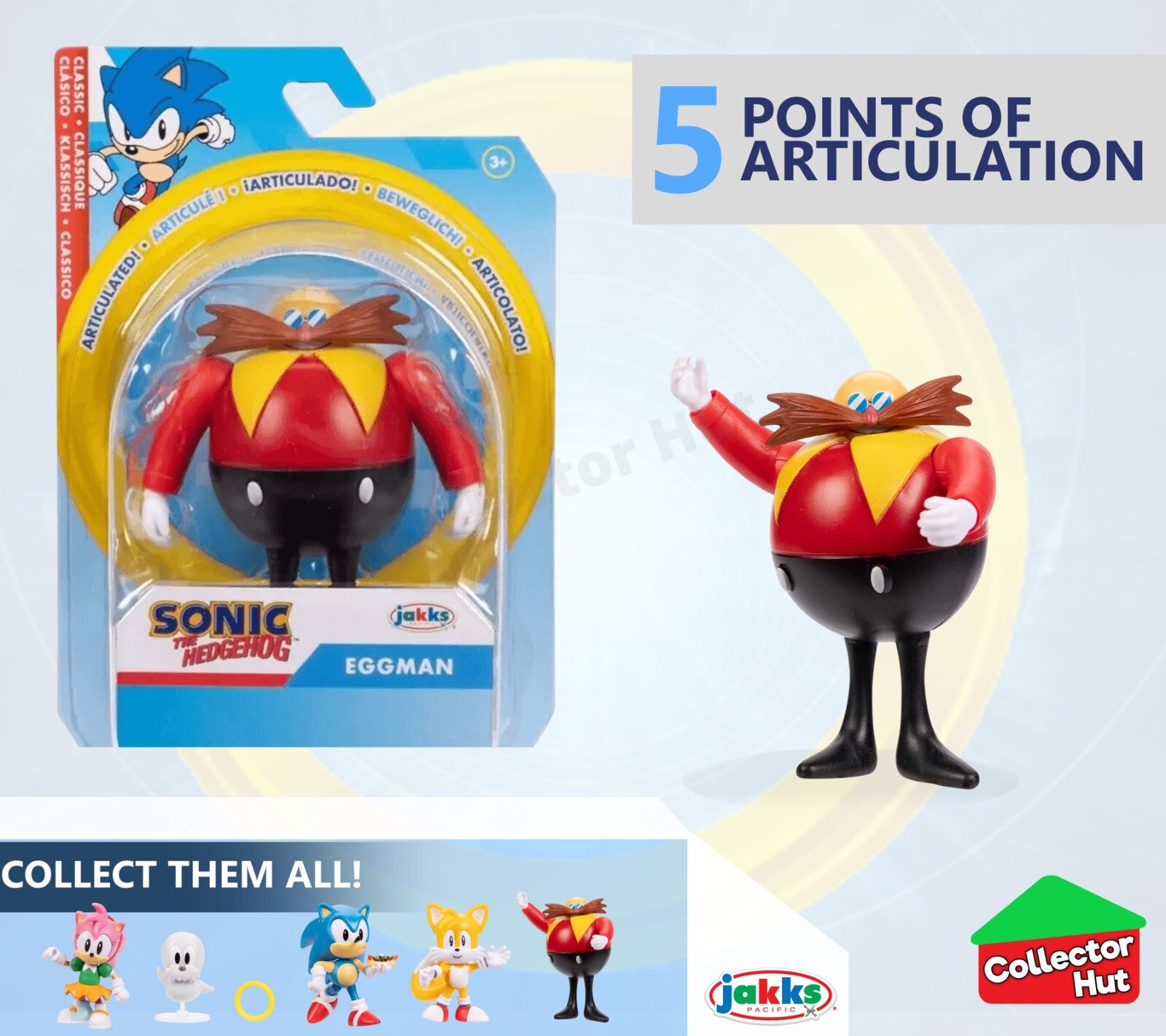 Sonic the Hedgehog Figures 2.5" JAKKS Posable Collectible CHOOSE YOUR CHARACTER