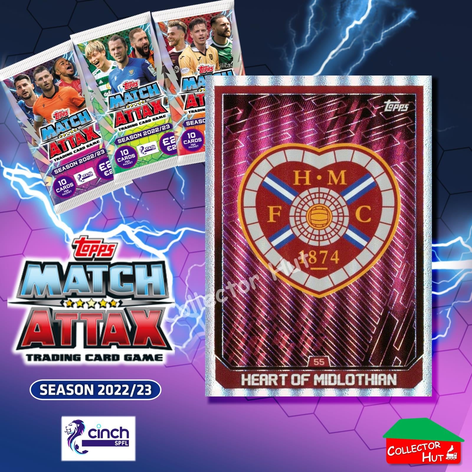 TOPPS MATCH ATTAX SPFL 2022/23 #1-162 Choose Your Card